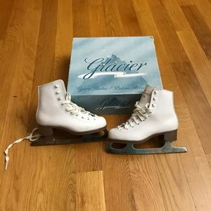 Glacier 170 White Figure Skates